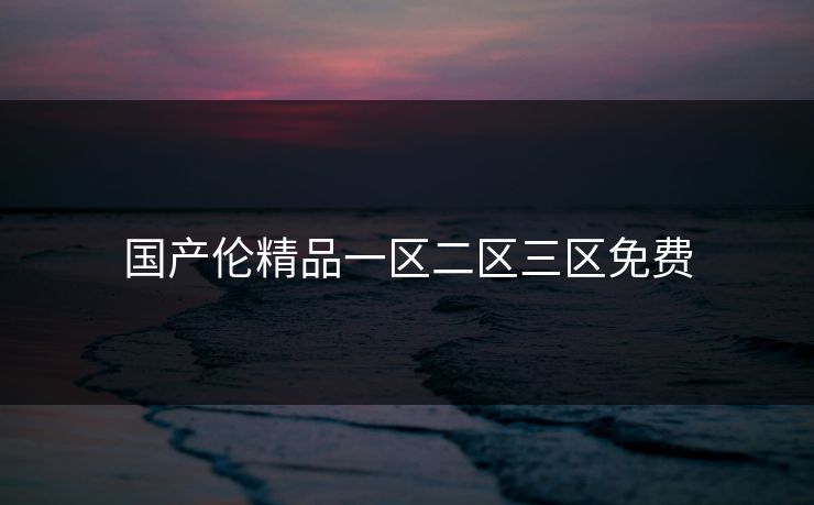 国产伦精品一区二区三区免费