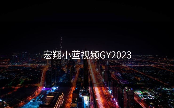 宏翔小蓝视频GY2023
